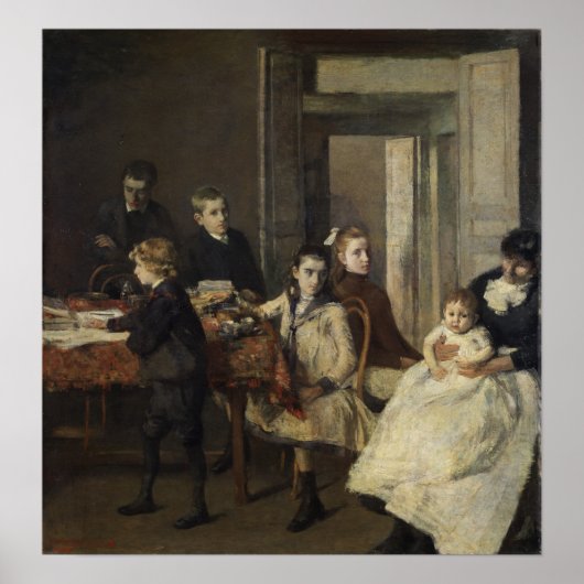 Rysselberghe - De kinderen 1885 Poster (Voorkant)