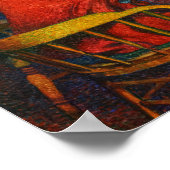 Rysselberghe - De munt van Emile Verhaeren Poster (Hoek)