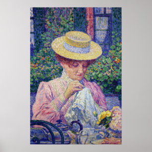 Rysselberghe - In de tuin 1903 Poster