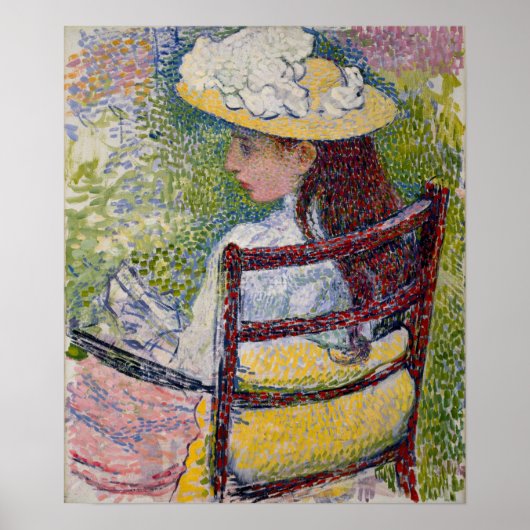 Rysselberghe - Jeanne Pissarro Poster (Voorkant)