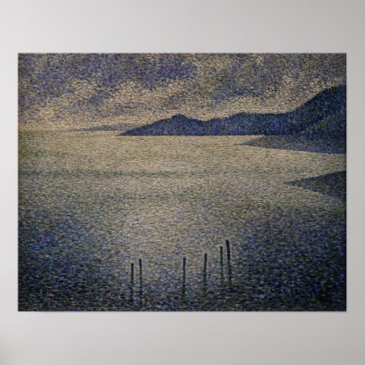 Rysselberghe - Kustscène 1892 Poster (Voorkant)
