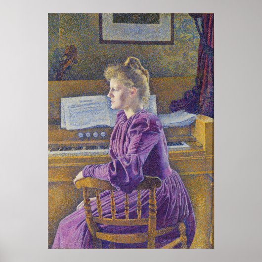 Rysselberghe - Maria Sethe 1891 Poster (Voorkant)