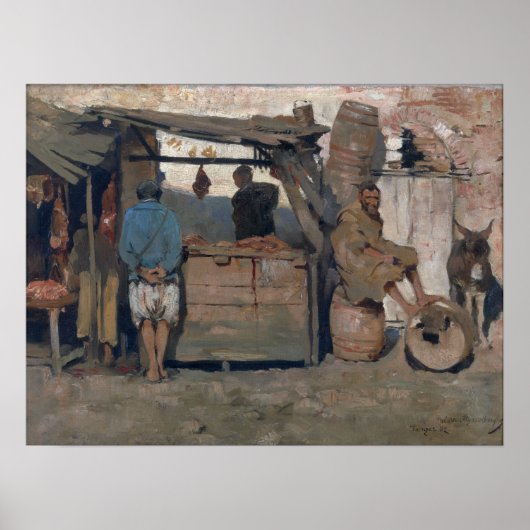 Rysselberghe - Marokkaanse markt 1882 Poster (Voorkant)
