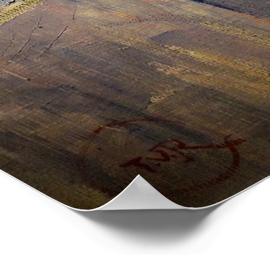 Rysselberghe - studie in Marokko Poster (Hoek)