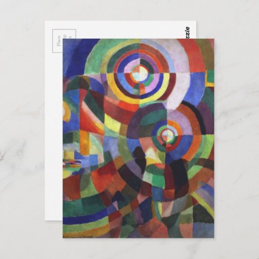 Rythm van Robert Delaunay Briefkaart (Voorkant / Achterkant)