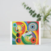 Rythme Joie de Vivre door Robert Delaunay Briefkaart (Staand voorkant)