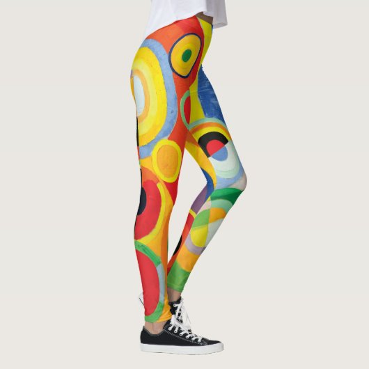 Rythme Joie de Vivre door Robert Delaunay Leggings (Rechts)