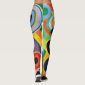 Rythme Joie de Vivre door Robert Delaunay Leggings (Achterkant)