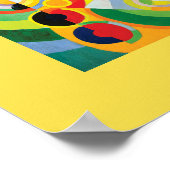 Rythme Joie de Vivre door Robert Delaunay Poster (Hoek)