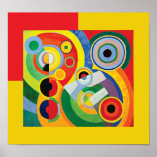 Rythme Joie de Vivre door Robert Delaunay Poster