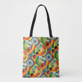 Rythme Joie de Vivre door Robert Delaunay Tote Bag (Voorkant)