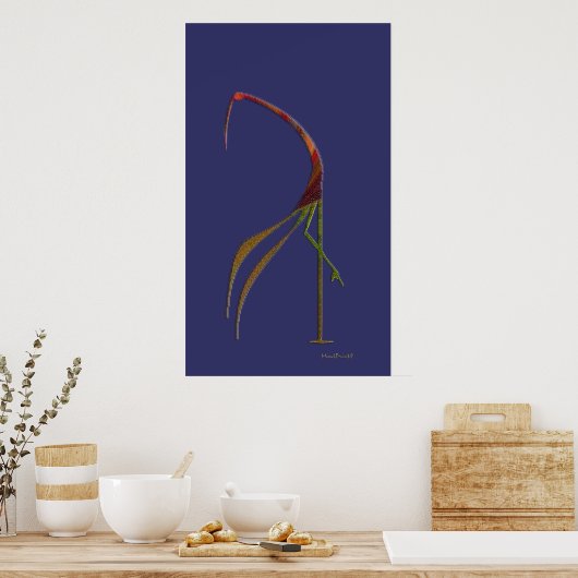 Rythmic Crane Poster (Keuken)