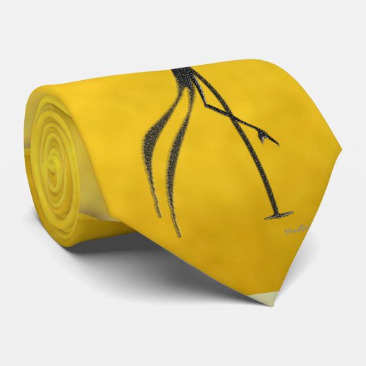 Rythmic Crane Stropdas (Opgerold)