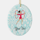 Rythmic Gymnastics Hoops Keramisch Ornament (Rechts)