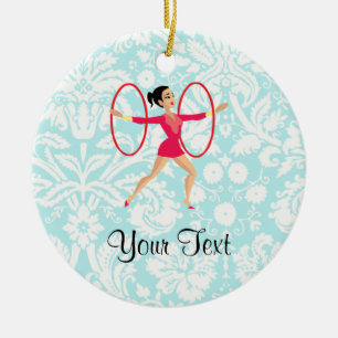 Rythmic Gymnastics Hoops Keramisch Ornament