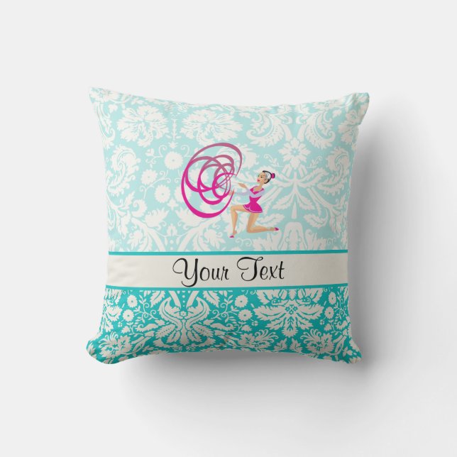 Rythmic Gymnastics Ribbon Kussen (Voorkant)