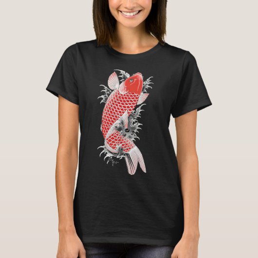 Ryu Ga Gotoku Akira Nishikiyama Koi Fish Tattoo T-shirt (Voorkant)