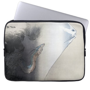 Ryu Shoten Mt. Fuji & Dragon door Ogata Gekko   Laptop Sleeve