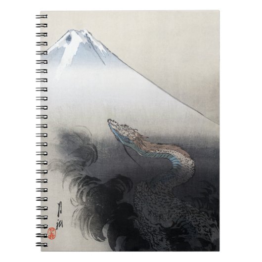 Ryu Shoten Mt. Fuji & Dragon van Ogata Gekko Notitieboek (Voorkant)