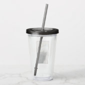 Ryu Shoten: Opstijgende draak boven Fuji, Japan Acryl Drinkbeker (Achterkant)