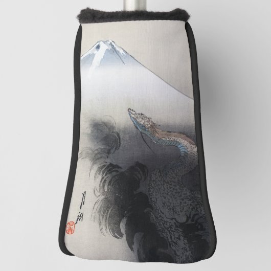 Ryu Shoten: Opstijgende draak boven Fuji, Japan Golfheadcover (Draai 90)