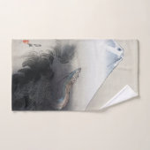 Ryu Shoten: Opstijgende draak boven Fuji, Japan Handdoek (Handdoek)