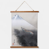 Ryu Shoten: Opstijgende draak boven Fuji, Japan Hangend Wandkleed (Voorkant)
