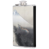 Ryu Shoten: Opstijgende draak boven Fuji, Japan Heupfles (Links)