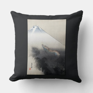 Ryu Shoten: Opstijgende draak boven Fuji, Japan Kussen