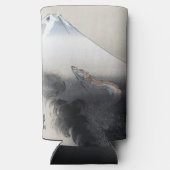 Ryu Shoten: Opstijgende draak boven Fuji, Japan Seltzer Blikjeskoeler (Achterkant)