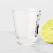 Ryu Shoten: Opstijgende draak boven Fuji, Japan Shot Glas (Links)