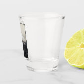 Ryu Shoten: Opstijgende draak boven Fuji, Japan Shot Glas (Rechts)