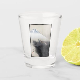 Ryu Shoten: Opstijgende draak boven Fuji, Japan Shot Glas