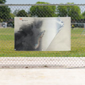 Ryu Shoten: Opstijgende draak boven Fuji, Japan Spandoek (Insitu)