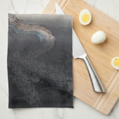 Ryu Shoten: Opstijgende draak boven Fuji, Japan Theedoek (Quarter Fold)