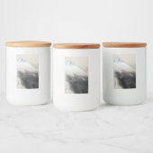 Ryu Shoten: Opstijgende draak boven Fuji, Japan Voedselcontainer Etiket (Flessen)