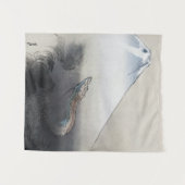 Ryu Shoten: Opstijgende draak boven Fuji, Japan Wandkleed (Voorkant (horizontaal))