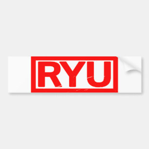 Ryu Stamp Bumpersticker