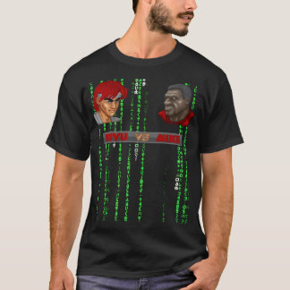 RYU VS MIKE LOGO MATRIX ZWARTE T-SHIRT DOOR SAMURA