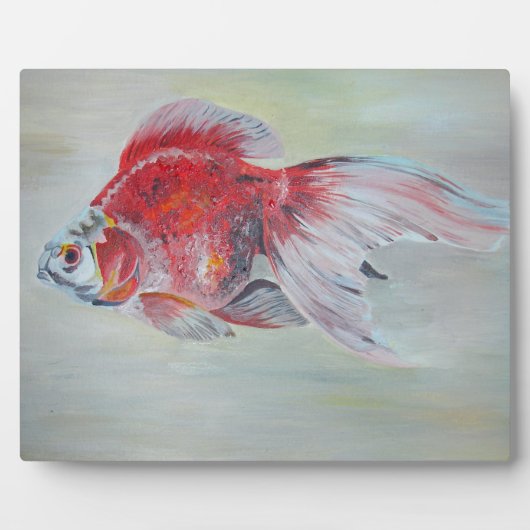 Ryukin Goldfish Acrylverf Fotoplaat (Voorkant)