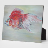 Ryukin Goldfish Acrylverf Fotoplaat (Zijkant)