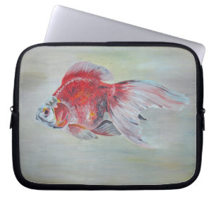 Ryukin Goldfish Acrylverf Laptop Sleeve
