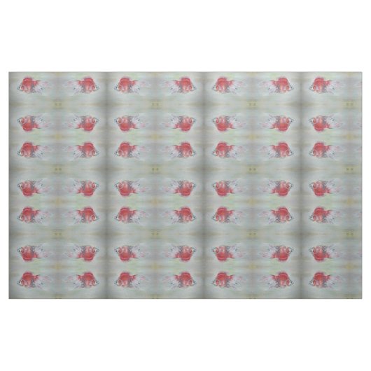Ryukin Goldfish Acrylverf Stof (Fat Quarter)
