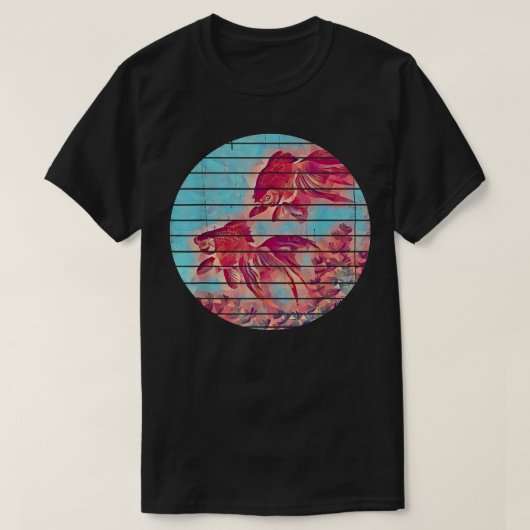 Ryukin Goldfish Japan Japanese Art  T-shirt (Design voorkant)