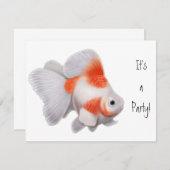 Ryukin Goldfish Uitnodiging (Voorkant / Achterkant)