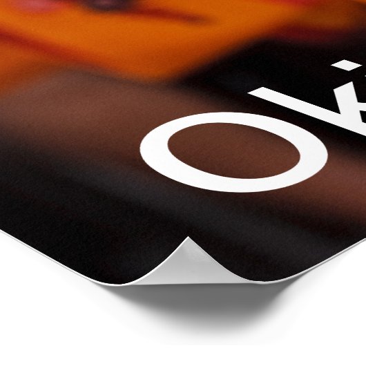 Ryukyu Dance-prestaties Poster (Hoek)