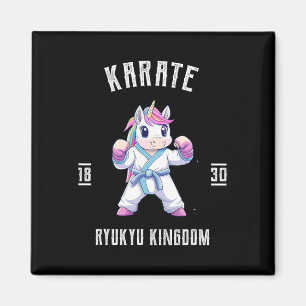 Ryukyu Karate Eenhoorn - Karateka Japan Magneet