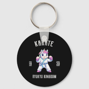 Ryukyu Karate Eenhoorn - Karateka Japan Sleutelhanger