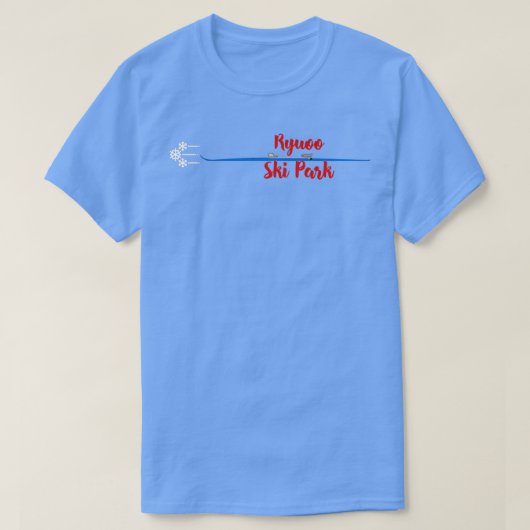 Ryuoo Ski Park Japan Skiing T-shirt (Design voorkant)