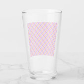 RZ-glas cup roos zoals caleidoscoop kunst, rood, b Glas (Achterkant)